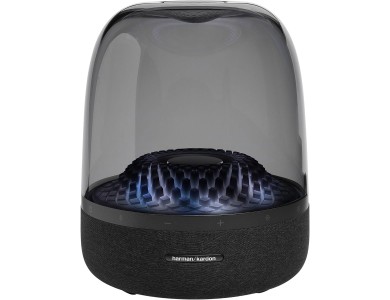 Harman Kardon Aura Studio 4, Φορητό Bluetooth Ηχείο 360 Μοιρών 130W RMS με 5 Diamond-Effect Ambient Lighting, Black