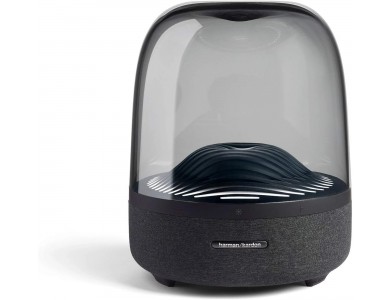 Harman/Kardon Aura Studio 3, 360 Degree Portable Bluetooth Speaker 130W RMS with Ambient Lighting, Black