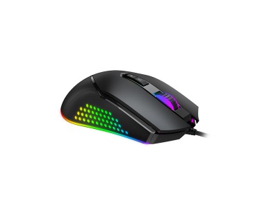 Havit Gamenote MS814 RGB Optical Gaming Mouse, Ποντίκι 1.000-7.000 DPI, 7 Buttons, Μαύρο