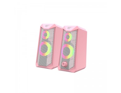 Havit SK202 Computer Speakers 2.0 with 3W Power, Pink