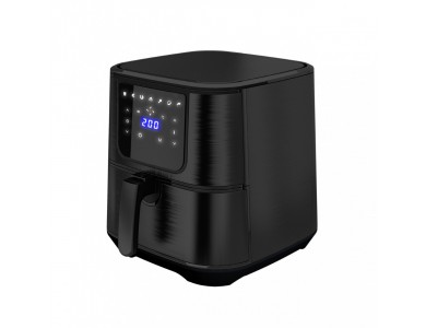 HomeVero HV-AF5.5 Air Fryer XXL 5.3lt for Healthy Cooking, 1800W, 7 Preset Menus & Touch Panel