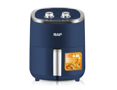 RAF R5006B Air Fryer, Air fryer XL 4.8lt for Healthy Cooking, 1200W, Non-stick surface & Auto Shut Off, Blue