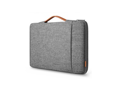 Inateck 360° Protection Sleeve/Θήκη Laptop 15.6" Αδιάβροχη για Macbook / DELL XPS / HP / Surface, με Εξωτερική Θήκη, Grey