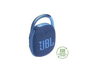 JBL Clip 4 Eco, Αδιάβροχο Ηχείο Bluetooth, IP67, Compact με Διάρκεια Μπαταρίας έως 10 Ώρες, Blue