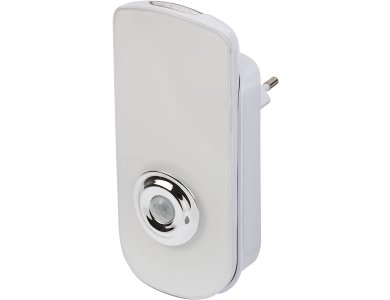 Brennenstuhl LED Sensor-Switched Security Light SSL 40 A, 50lm Night Light with Plug, Motion Detector & Detachable Flashlight