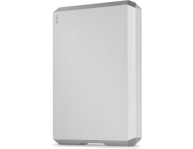 LaCie Mobile Drive 5TB External HDD, Φορητός Εξωτερικός Σκληρός Δίσκος 2.5'' με Θύρα USB-C, Moon Silver