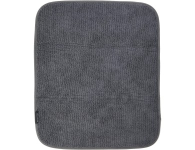 Brabantia Microfibre Dish Drying Mat, 47x40cm, Dark Grey