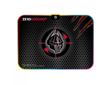 Zeroground MP-1900G SHINTO EXTREME v2.0 Gaming Mouse Pad (25x35cm) με RGB LED, Μαύρο