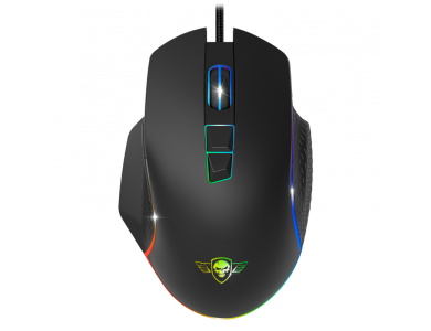 Spirit of Gamer Pro M1 RGB Optical Gaming Mouse, 8000 DPI, 7 Buttons - Μαύρο