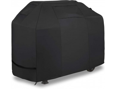 VonHaus Waterproof BBQ Cover, Κάλυμμα Ψησταριάς 124 x 152 x 67 Premium Heavy Duty από Oxford 420D με Προστασία UV, Black