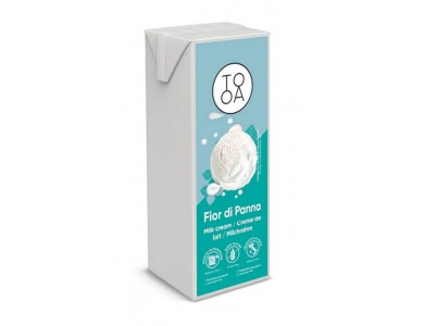 Fior di Panna TooA Gelato με Milk Cream, από 100% Φυσικά Συστατικά, Χωρίς Συντηρητικά & Γλουτένη (Συσκευασία 1L)