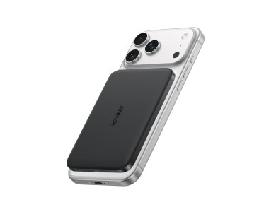Anker Nano MagSafe Qi2 Certified Μαγνητικό Power Bank 5000mAh 15W Max, Ultra Slim με Εργονομικό Σχεδιασμό, Black
