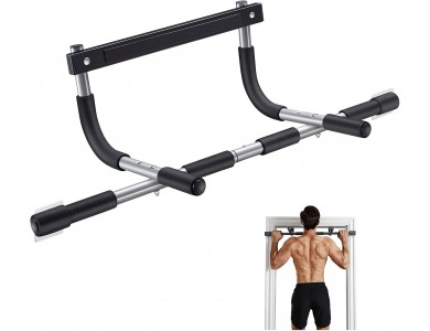AJ Pull Up Bar, Μονόζυγο Πόρτας για Χρήστη έως 130kg, Black