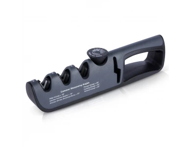 Vilde Premium Kitchen Knife Sharpener, Ακονιστήρι μαχαιριών Χειρός με 4 Επίπεδα Ακονίσματος, Black