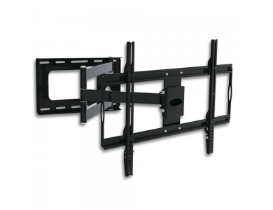 Techly Wall TV Mount, Ultra Slim Tilting Stand with Pivoting Arm for TVs 32”-70”, up to 45kg