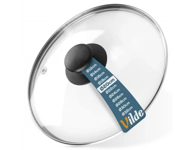 Vilde Καπάκι για Τηγάνι και Κατσαρόλα από Γυαλί 20cm