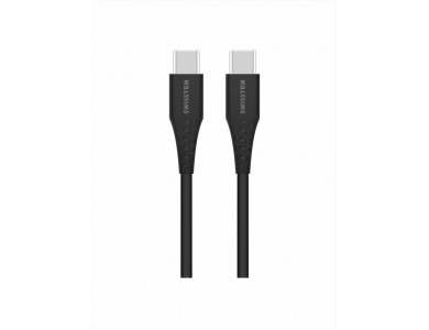 Swissten USB-C σε USB-C Καλώδιο 2.5μ. 100W με Υποστήριξη PD3.0/QC4.0/FCP, Black
