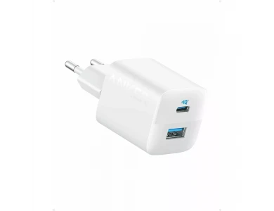 Anker 323 Ultra-Compact 2-Port 33W Type-C Wall Charger with PD / PIQ3.0 & ActiveShield, White