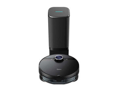Midea S8+ Smart Robot Vacuum / Mopping Cleaner with Mopping Function, 4000Pa, with Base, LDS Navigation & App, Black