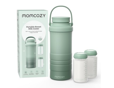 Momcozy Portable Breast Milk Cooler, Φορητό Ψυγείο Μητρικού Γάλακτος 650ml, Green