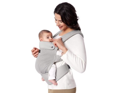 Momcozy PureHug Εργονομικός Μάρσιπος Μεταφοράς Μωρού από Νεογέννητο 3kg έως Νήπιο 20kg με Διάτρητο Ύφασμα, Air Mesh Grey