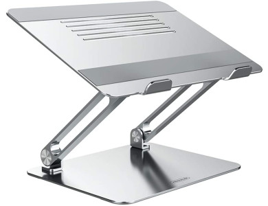 Nillkin ProDesk Portable & Adjustable Laptop Stand Riser Aluminum, Ergonomic Stand for Laptop 11-17.3", Silver