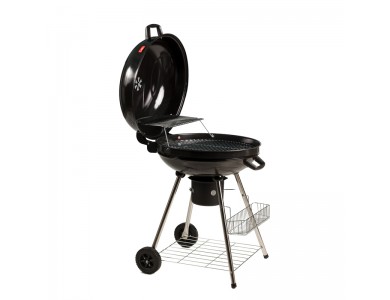 Osio OGC-2454 Ψησταριά BBQ με πόδια ύψους 68εκ., διάμετρος σχάρας 54.5εκ., Θήκη Στάχτης & Καλάθι Αποθήκευσης