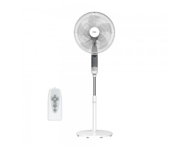 Osio OSF-9010 Ανεμιστήρας Δαπέδου 3 Tαχυτήτων 16”, 50W, με Oθόνη & Tηλεχειριστήριο, White