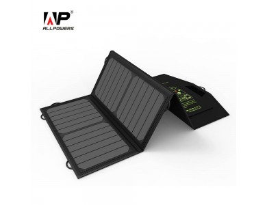 ALLPOWERS iSolar 21W Foldable Solar Charger, 2 USB Ports
