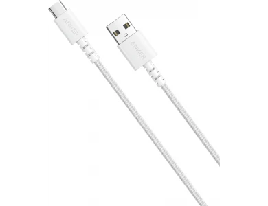 Anker Powerline Select+ Καλώδιο USB-C 1.8μ. με Νάυλον ύφανση, Λευκό - A8023H21
