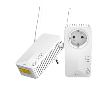 Strong Powerline Wi-Fi 500 Kit, Powerline Διπλό για Ενσύρματη Σύνδεση με WiFi, Passthrough Πρίζα και Θύρα Ethernet