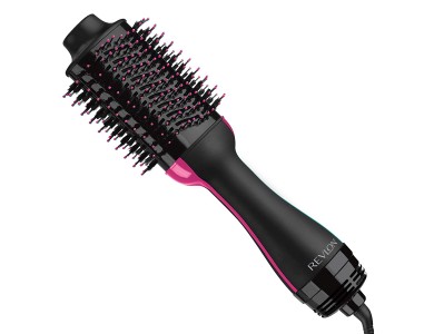 Revlon Electric One-Step Volumiser Air Brush for Curls 1100W, RVDR5222 - Black / Pink