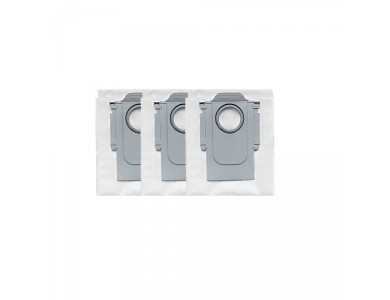 Roborock Bags for Auto-Empty Dock, Ανταλλακτικές Σακούλες Ρομποτικής Σκούπας Roborock Q Revo/S8Max Ultra/S8MaxV Ultra, Σετ των 3