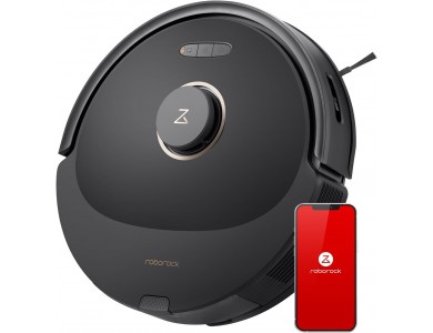 Roborock Q8 MAX Smart Robot Vacuum / Mopping Cleaner with Mopping Function, 5500Pa, Lidar 3.0 & 3D Μapping, black