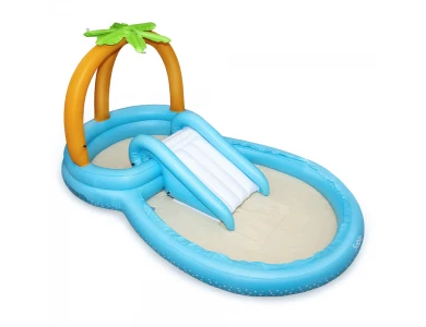 Sable Inflatable Play Center, Inflatable children's pool with slide 280x180x134cm