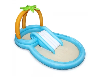 Sable Inflatable Play Center, Παιδική Πισίνα Φουσκωτή με Τσουλήθρα 280x180x134cm