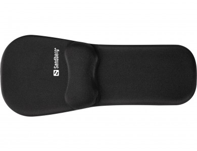 Sandberg Mouse Pad Gel Στήριξη Καρπού & Μπράτσου (52x22cm), Μαύρο - 520-28