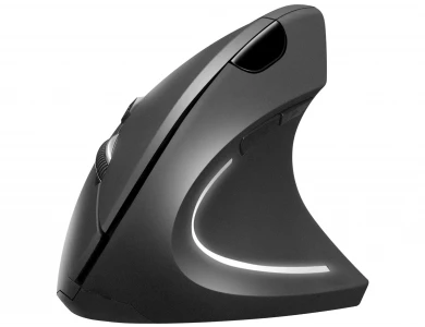 Sandberg Wired Vertical Ergonomic Mouse Pro, 800-2.400DPI, 6 Buttons, Black