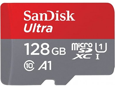 Sandisk Ultra Android microSDHC 128GB Class 10 A1 140MB/s με Adapter