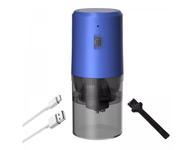 AJ Burr Portable Coffee Grinder, Portable Coffee Grinder for All Coffee Types, Black