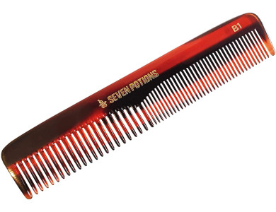Seven Potions Beard Comb, Χτένα για Γενειάδα & Μουστάκι, Χειροποίητη, Για κάθε είδος Τρίχας, 14.5cm