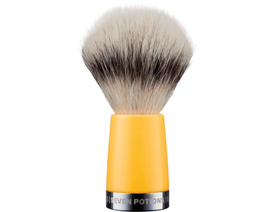 Seven Potions Shaving Brush, with Fully Weighed Handle and Fibers 100% Cruelty-free, Vegan