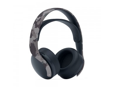 Sony PlayStation 5 Pulse 3D Wireless Over Ear Gaming Headset με σύνδεση USB / 3.5mm, Grey Camouflage