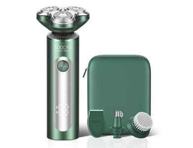 Soocas S5 Shaver Set Electric Razor, Rechargeable Face Shaver, 4-in1 Multi-Function Set with Case