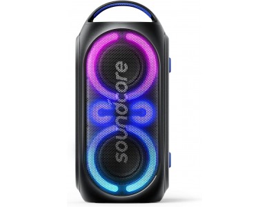 Anker Soundcore Rave Party 2, Waterproof Bluetooth Speaker 120W with RGB LED, 16H Playtime & Bass Up, Black - OPEN PACKAGE