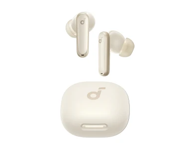 Anker Soundcore P40i ANC Bluetooth 5.3 Earbuds TWS with AI-Enhanced Calls, Active Noise Cancelling & App, Oat White