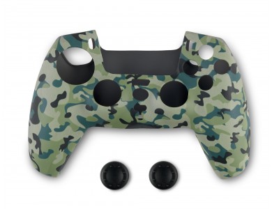 Spartan Gear Skin για PS5 Controller & Thumb Grips, Camo Green