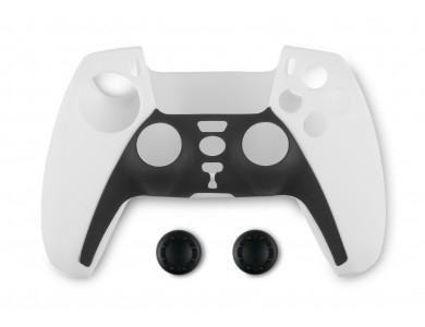 Spartan Gear Skin for PS5 Controller & Thumb Grips, Black