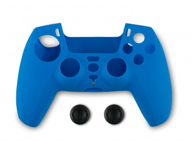 Spartan Gear Skin for PS5 Controller & Thumb Grips, Blue