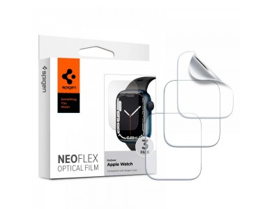Spigen Apple Watch 7 / 8 (45mm) NeoFlex Screen Protector, Screen Protector, Set of 3